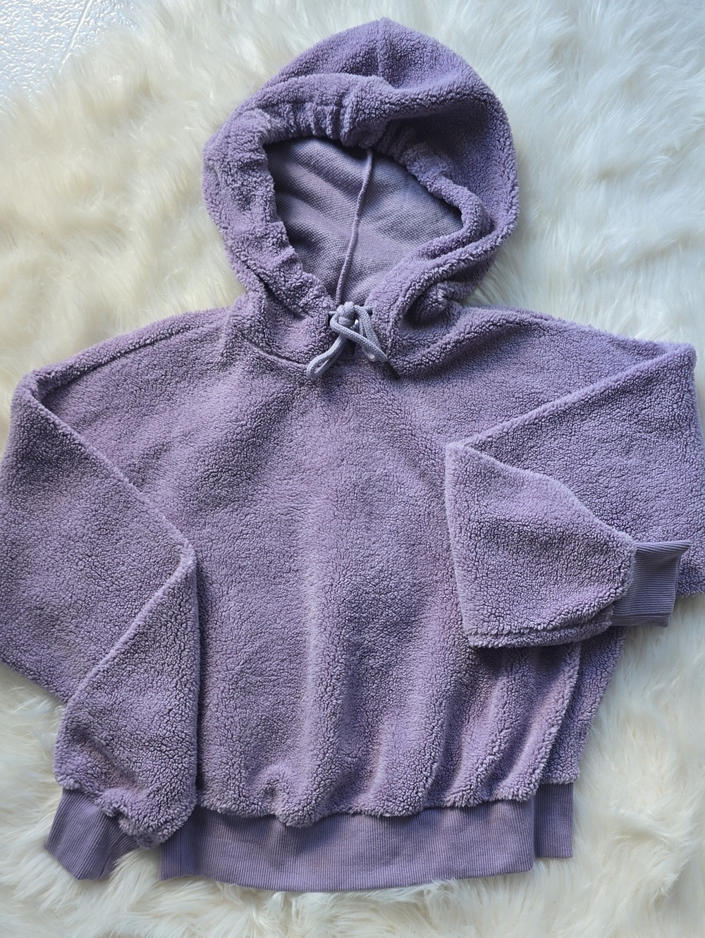 Adore Me Dorothea Sherpa Loungewear Hoodie SIZE S